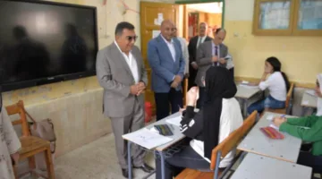 محافظ الدقهلية يزور لجان امتحانات مرحلة التعليم الإعدادي