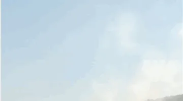 حريق في منطقة المنية
