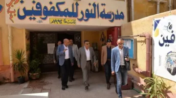 محافظ الدقهلية يزور لجان امتحانات الفصل الثاني للشهادة الإعدادية