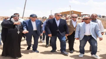 خالد فودة يزور دير مارمينا الأثري في الإسكندرية ويشدد على أهمية الحفاظ على التراث الوطني كأولوية رئاسية.