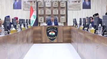 الشمري يشدد على تحسين الأداء العام والفردي في كافة وحدات قيادة الحفاظ على النظام.