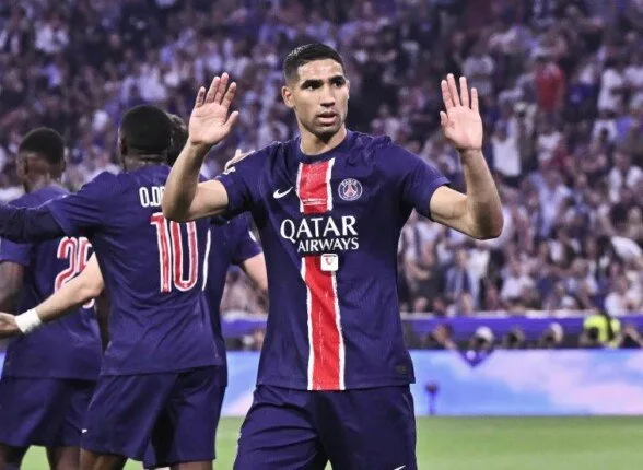باريس سان جيرمان يحقق تقدمًا بهدفين على إنتر ميلان في الشوط الأول من نهائي دوري أبطال أوروبا «فيديو»