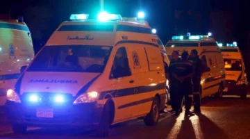 إصلاح تلف في خط الغاز لأحد المنازل بسمالوط شمال المنيا