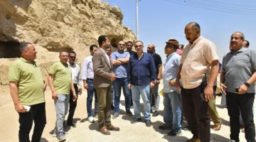 محافظ أسيوط يزور مقبرة جفاي – حابي الأول في الجبل الغربي