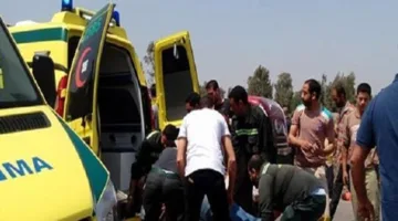 مصرع وإصابة 4 أشخاص فى تصادم سيارتين بطريق القطامية – السخنة