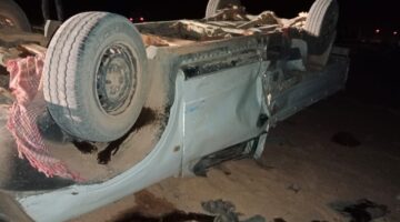 إصابة 12 صيادا إثر انقلاب سيارة ربع نقل في بورسعيد