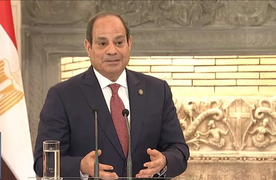 الرئيس السيسي: موقفنا ثابت بضرورة استئناف اتفاق وقف إطلاق النار في غزة ورفض استخدام التجويع كسلاح الرئيس السيسي: موقفنا ثابت بضرورة استئناف اتفاق وقف إطلاق النار في غزة ورفض استخدام التجويع كسلاح
