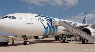 مصر للطيران تلغي رحلتها غدا المتجهة من القاهرة إلى مطار بورسودان