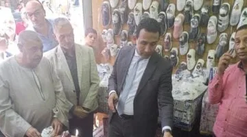 حملات تفتيش مكثفة على الأسواق والمحال التجارية بالعريش وإعدام مواد غذائية فاسدة