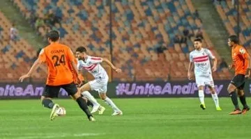 الزمالك ينهى الشوط الأول متقدما على البنك الأهلى بهدف منسى