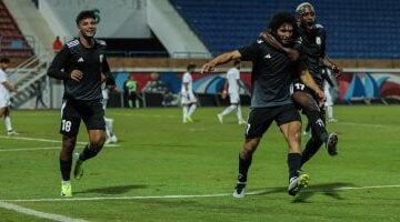 عمرو ناصر يحرز الهدف الثالث لفاركو فى مرمى بيراميدز