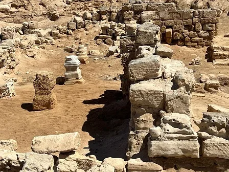 أبو مينا: معلومات عن الموقع الأثري في برج العرب بالإسكندرية بعد تخطيه مرحلة الخطر.