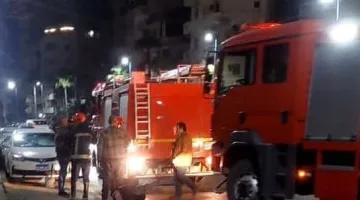 السيطرة على حريق فى مخلفات بكفر الدوار دون وقوع إصابات
