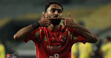 حسين الشحات يحرز الهدف الرابع للأهلى فى شباك حرس الحدود بالدقيقة 73