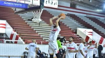الزمالك يستعد لمواجهة الاتحاد فى نصف نهائى كأس كرة السلة