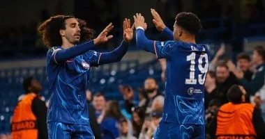 تشيلسي ضد يورجوردين.. سانشو يقود هجوم البلوز في نصف نهائي دوري المؤتمر تشيلسي ضد يورجوردين.. سانشو يقود هجوم البلوز في نصف نهائي دوري المؤتمر
