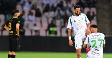 رياض محرز يقود ثلاثي الأهلي السعودي لإنجاز تاريخي فى دورى الأبطال رياض محرز يقود ثلاثي الأهلي السعودي لإنجاز تاريخي فى دورى الأبطال