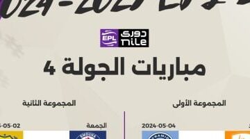 مباراتان اليوم فى ختام الجولة الرابعة من مرحلة الحسم بالدوري والقناة الناقلة