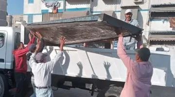 إزالة 476 حالة إشغال طريق داخل مراكز محافظة البحيرة
