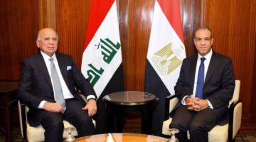 وزير الخارجية يستقبل نظيره العراقي لبحث التعاون الثنائي والقضايا الإقليمية