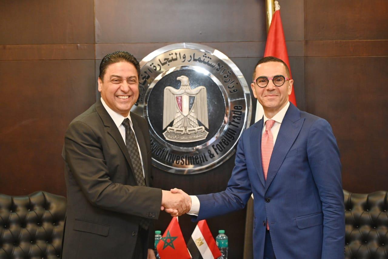 وزير الاستثمار يستقبل وزير التجارة المغربي لبحث سبل تطوير الشراكة الاقتصادية وزير الاستثمار يستقبل وزير التجارة المغربي لبحث سبل تطوير الشراكة الاقتصادية