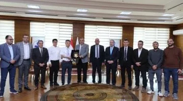 رئيس جامعة كفر الشيخ يبحث سبل التعاون العلمي مع وفد جامعة "Soochow" الصينية