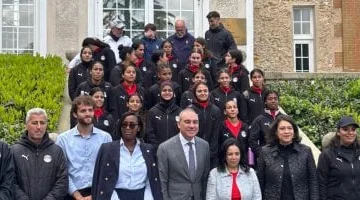 منتخب الكرة النسائية تحت 20 عاما يخوض المران الأول فى فرنسا بحضور السفير.. صور