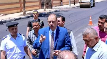محافظ سوهاج يتفقد أعمال الرصف والتطوير بمدينة المراغة وشارع أسيوط