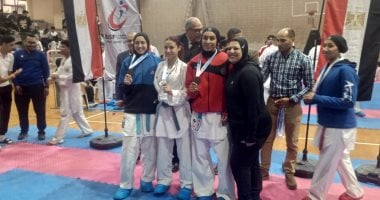 طالبات جامعة قناة السويس يحصدن الذهب والفضة فى بطولة الشهيد الرفاعى للكاراتيه طالبات جامعة قناة السويس يحصدن الذهب والفضة فى بطولة الشهيد الرفاعى للكاراتيه