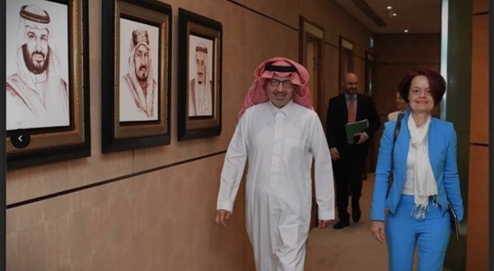 سفير السعودية لدى مصر يستقبل المديرة الإقليمية لبرنامج الأغذية العالمي سفير السعودية لدى مصر يستقبل المديرة الإقليمية لبرنامج الأغذية العالمي