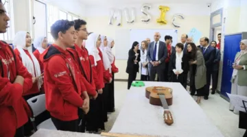 وزير التربية والتعليم ووزيرة التعليم اليابانية يتفقدان مدرسة السويدي الدولية للتكنولوجيا التطبيقية والبرمجيات