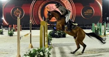 أجواء تنافسية شهدها اليوم الأول لبطولة العالم العسكرية للفروسية بالعاصمة الإدارية الجديدة أجواء تنافسية شهدها اليوم الأول لبطولة العالم العسكرية للفروسية بالعاصمة الإدارية الجديدة