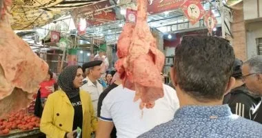 ضبط طن لحوم غير مطابق للمواصفات وتحرير 30 مخالفة تموينية فى الإسماعيلية ضبط طن لحوم غير مطابق للمواصفات وتحرير 30 مخالفة تموينية فى الإسماعيلية