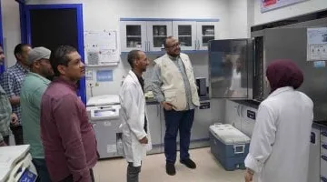 رئيس مياه سوهاج يتفقد محطات الشرب والمعمل المركزى