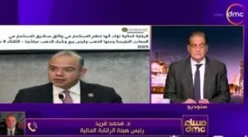 رئيس الرقابة المالية: إصدار بيانين لتصحيح مفاهيم مغلوطة حول الاستثمار في الذهب