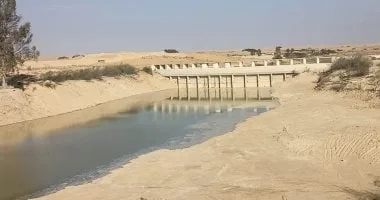 سد الروافعة يحتجز مياه السيول بوسط سيناء.. صور سد الروافعة يحتجز مياه السيول بوسط سيناء.. صور