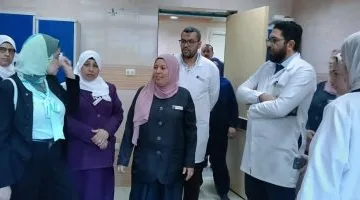 مدير التأمين الصحى بالقليوبية تتابع جاهزية الطوارئ والخدمات الطبية بمستشفى النيل