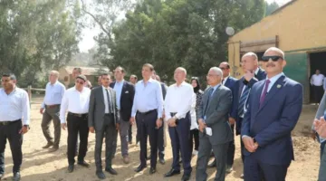 وزير الزراعة ومحافظ القاهرة يتفقدان محطة الزهراء للخيول العربية