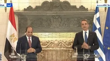 رئيس وزراء اليونان: نشكر مصر على دورها فى حل أزمات الشرق الأوسط