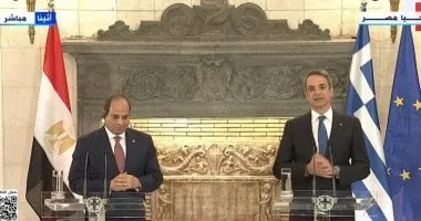 رئيس وزراء اليونان: نشكر مصر على دورها فى حل أزمات الشرق الأوسط رئيس وزراء اليونان: نشكر مصر على دورها فى حل أزمات الشرق الأوسط