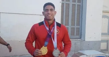 يحيى الجمل بطل أفريقيا للمصارعة: ذهبية المغرب هديتي لمصر والأولمبياد هدفي القادم.. فيديو يحيى الجمل بطل أفريقيا للمصارعة: ذهبية المغرب هديتي لمصر والأولمبياد هدفي القادم.. فيديو