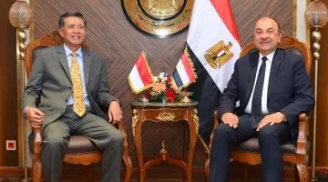 وزير قطاع الأعمال العام يستقبل سفير إندونيسيا بالقاهرة لبحث فرص التعاون