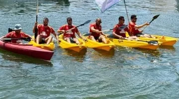 محافظ دمياط يشهد مهرجان التجديف "مراكب الكياك" من أمام الكوبرى التاريخى