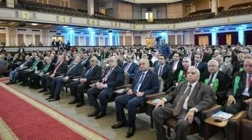 جامعة القاهرة تكرم وزير العدل ورؤساء الهيئات القضائية من خريجيها.. صور