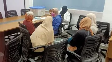 175 مستفيدا من الحملة الطبية الشاملة لطلاب مركز ذوى الإعاقة بجامعة قناة السويس