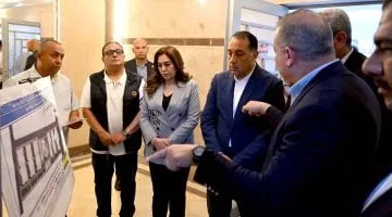 رئيس الوزراء يتفقد مشروع إسكان لمحدودى الدخل بالعجيزى فى طنطا