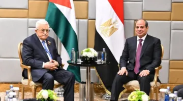 الرئيس السيسي يلتقي الرئيس الفلسطيني بموسكو على هامش الاحتفالات بيوم النصر