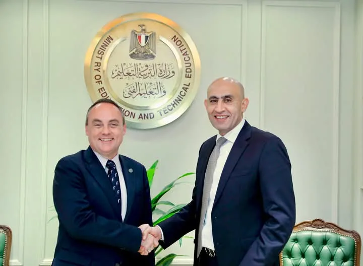 وزير التعليم يلتقي بالممثل الدائم لصندوق الأمم المتحدة للسكان لمناقشة تعزيز التعاون المشترك