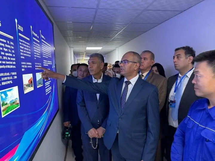 نائب وزير الإسكان يزور مصنع “شين شينج” الصيني لصناعة مواسير الدكتايل باستثمارات تصل إلى 150 مليون دولار نائب وزير الإسكان يزور مصنع “شين شينج” الصيني لصناعة مواسير الدكتايل باستثمارات تصل إلى 150 مليون دولار