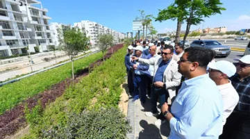 “الشربيني” يزور كومبوند مزارين والممشى السياحي في مدينة العلمين الجديدة